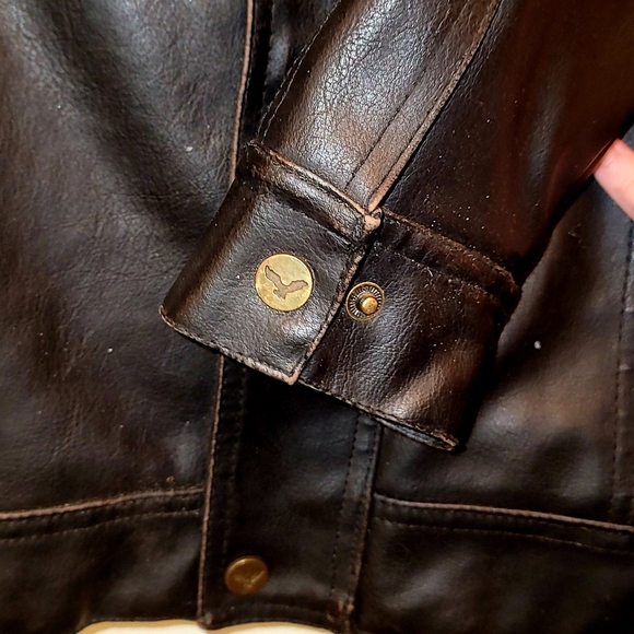 Leather Motorcycle Jacket - Picture 7 of 10